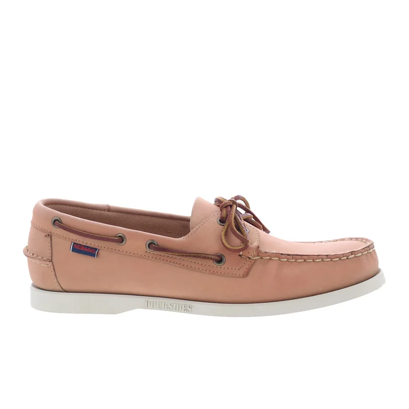 Sebago Portland Veg 73118YW-A8W Mens Orange Loafers & Slip Ons Boat Shoes 9