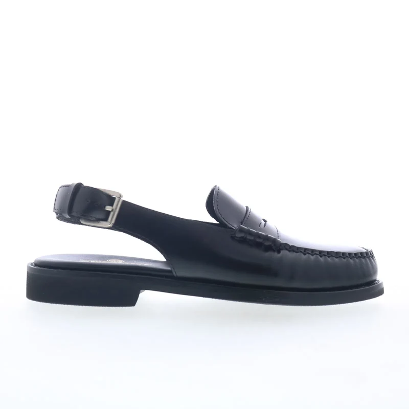 Sebago Dan Sandal Polaris 771144W-902 Womens Black Slingback Sandals Shoes 8