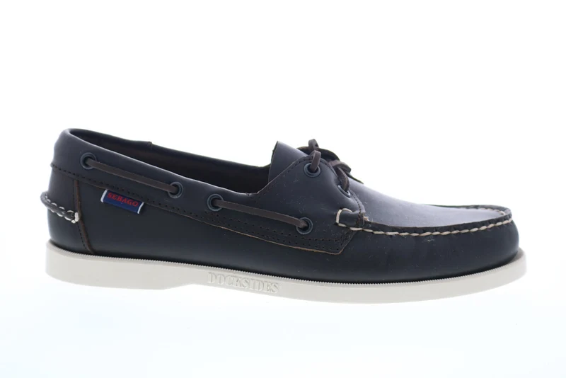 Sebago Classic Portland Docksides Mens Brown Narrow Loafers Boat Shoes 12.5