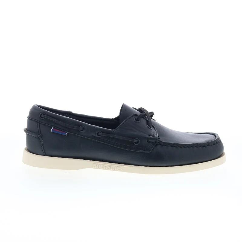 Sebago Docksides Portland Waxed Mens Brown Narrow Loafers Boat Shoes 7