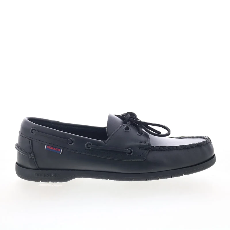 Sebago Endeavor 7000GC0-924 Mens Black Wide Loafers & Slip Ons Boat Shoes 14