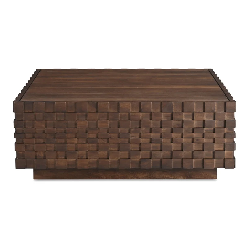 Moe's Home Collection - Easton Storage Coffee Table Brown - BB-1018-03 Brown / 42" X 30" X 16"