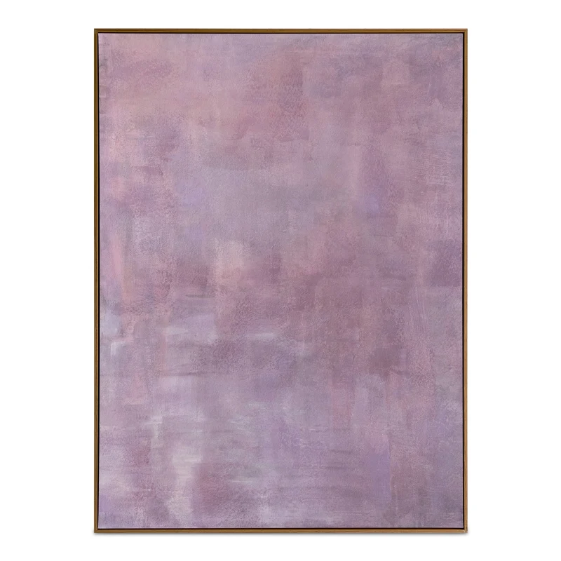 Moe's Home Collection - Enamor Framed Painting Lavender - JQ-1053-10 Multicolor / 36" X 1.75" X 48"