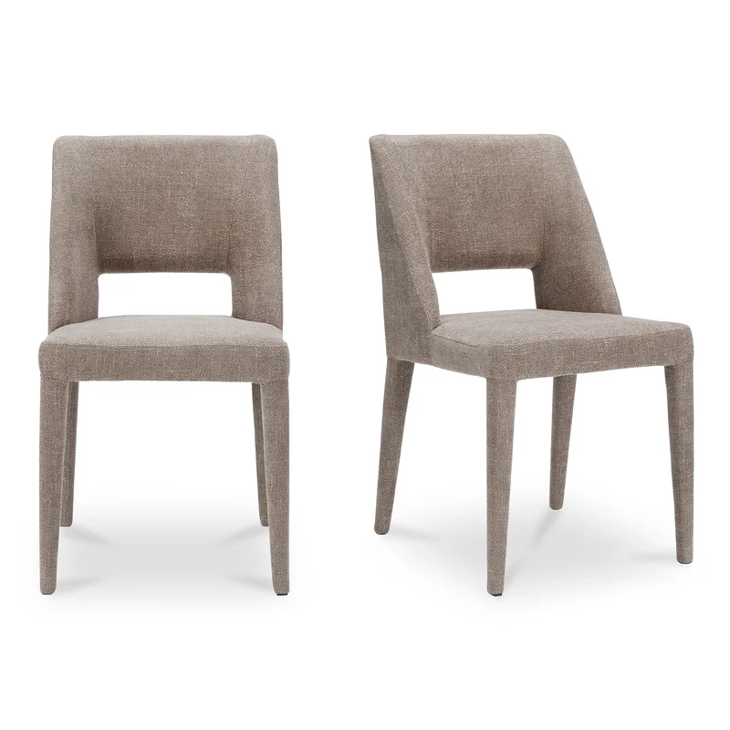 Moe's Home Collection - Joyce Dining Chair - Set of Two - YM-1019 Brown / 18.5" X 22.6" X 33.9"