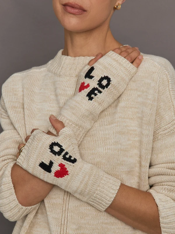 Love Squared Smittens - Natural Natural / O/S