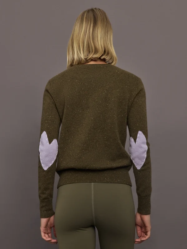 Patchwork Pullover - Army Green Army Green / XS