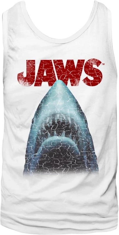 Great White Shark Jaws Tank Top Medium