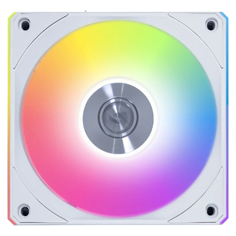 Lian Li UNI Fan CL Wireless 120mm RGB White PWM Fan - Single Pack - No Controller (12CL1W1W) Centre Com