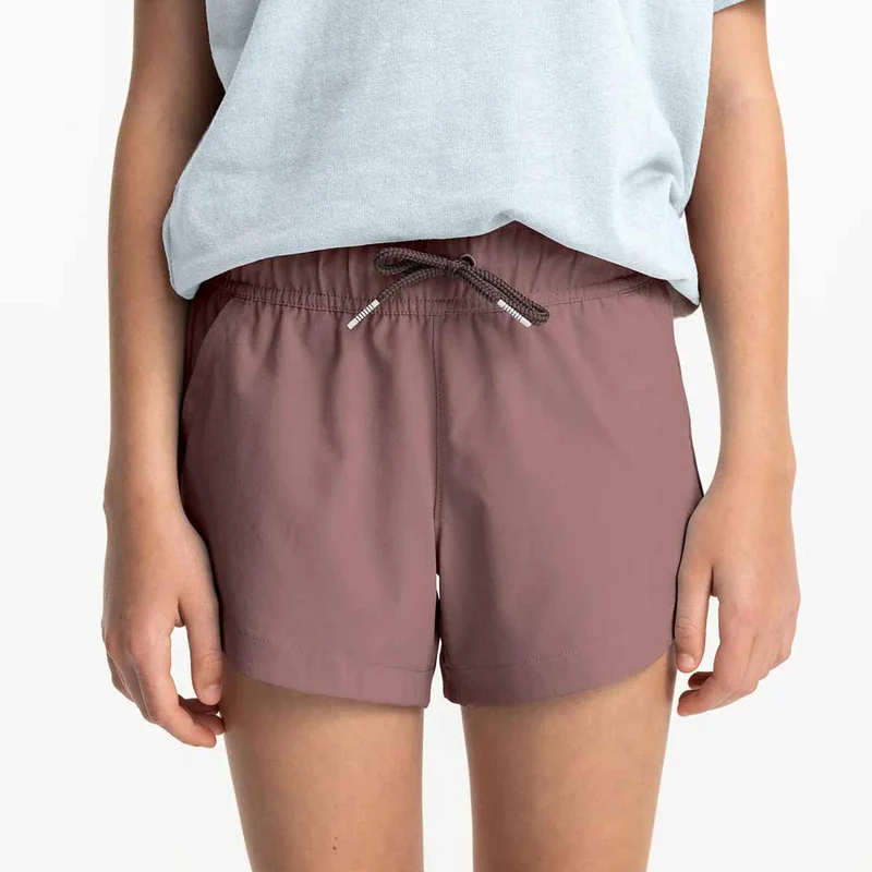 Free Fly Girls' Pull-On Breeze Shorts FIG / LARG