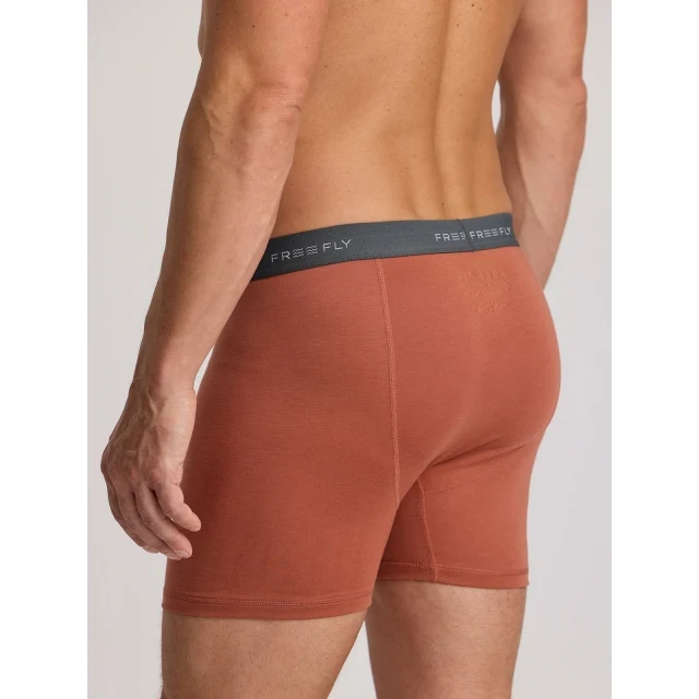 Men's Bamboo Motion Boxer Brief 627 Redwood / S