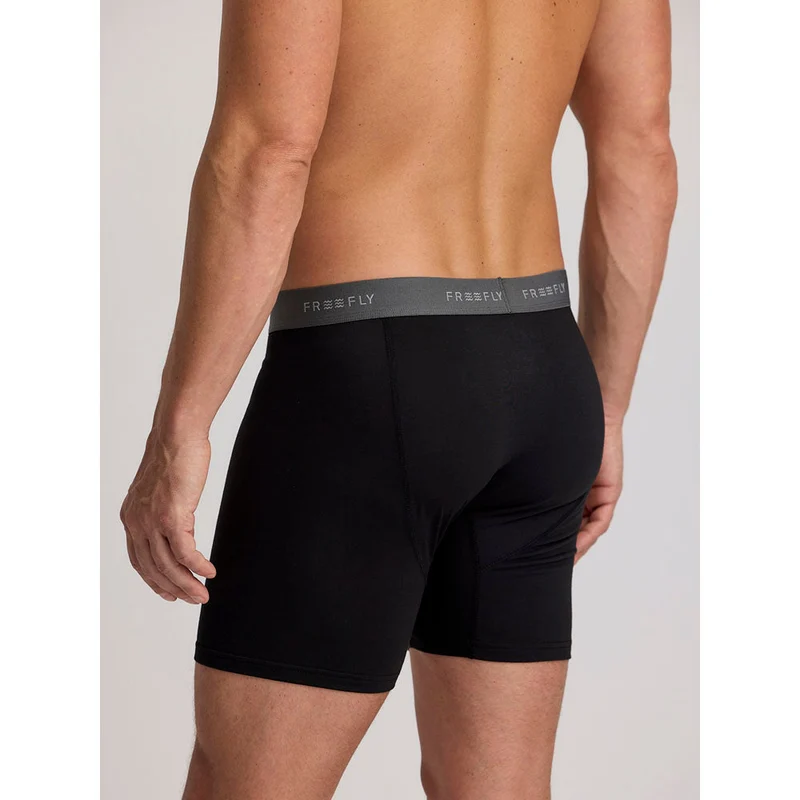 Men's Bamboo Motion Boxer Brief Black / XXL