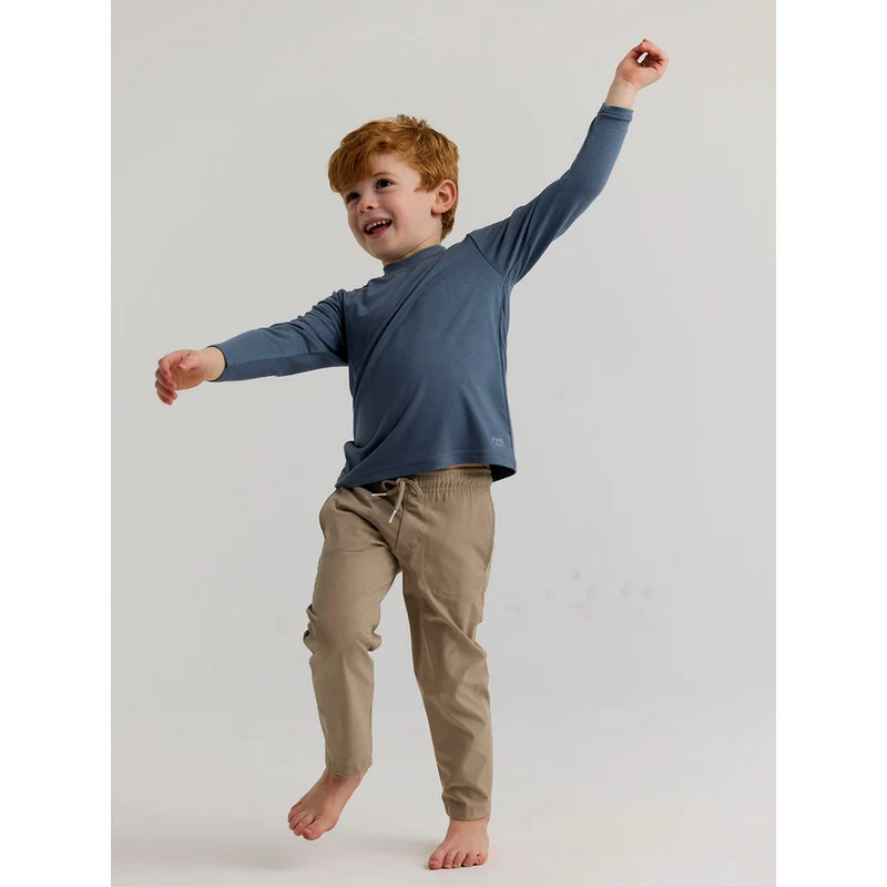 Toddler Bamboo Shade Long Sleeve Slate Blue / 2T