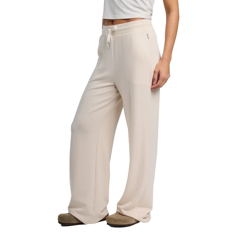 Free Fly Women's Lightweight Fleece Wide Leg Pant STONE / MED