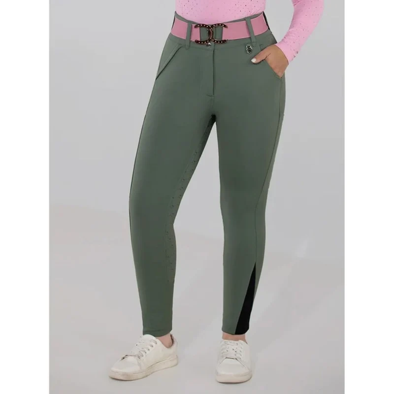 Dapplebay Ladies Hybrid Silicone FS Breeches Rosemary / XX-Small