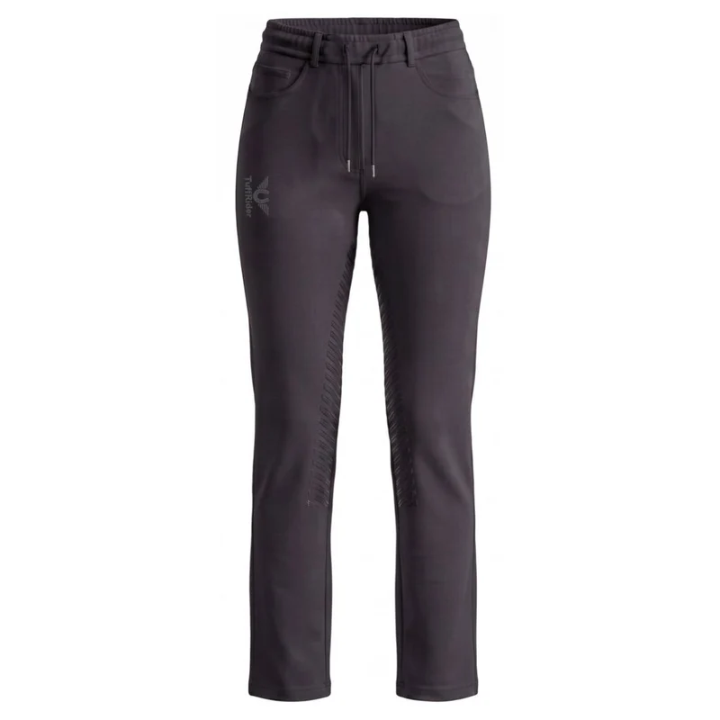 TuffRider Collegiate Ladies Polo Pants Charcoal Gray / 24