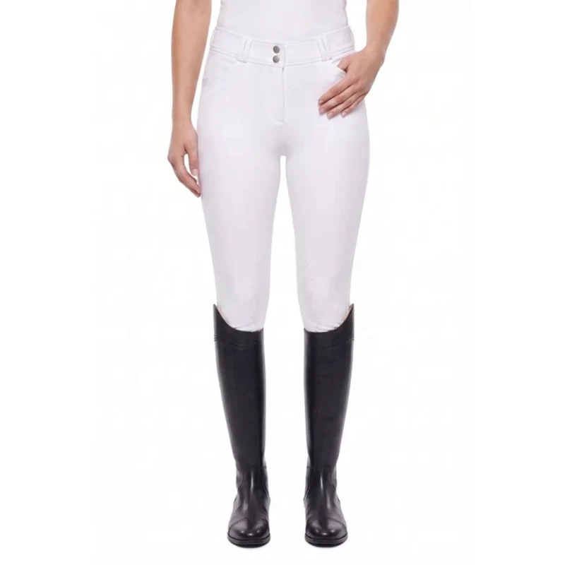 Equine Couture Ladies Dalton Tech Nova Comp KP Breeches White / 32