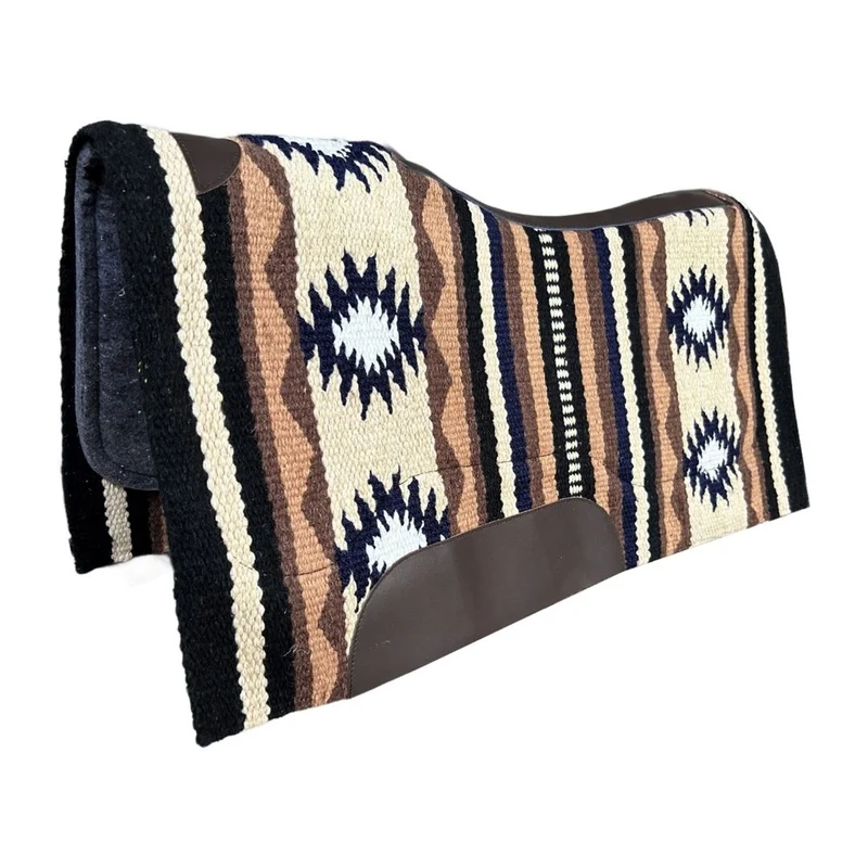 TuffRider Medallion Western Saddle Pad Indigo / 34" X 36"