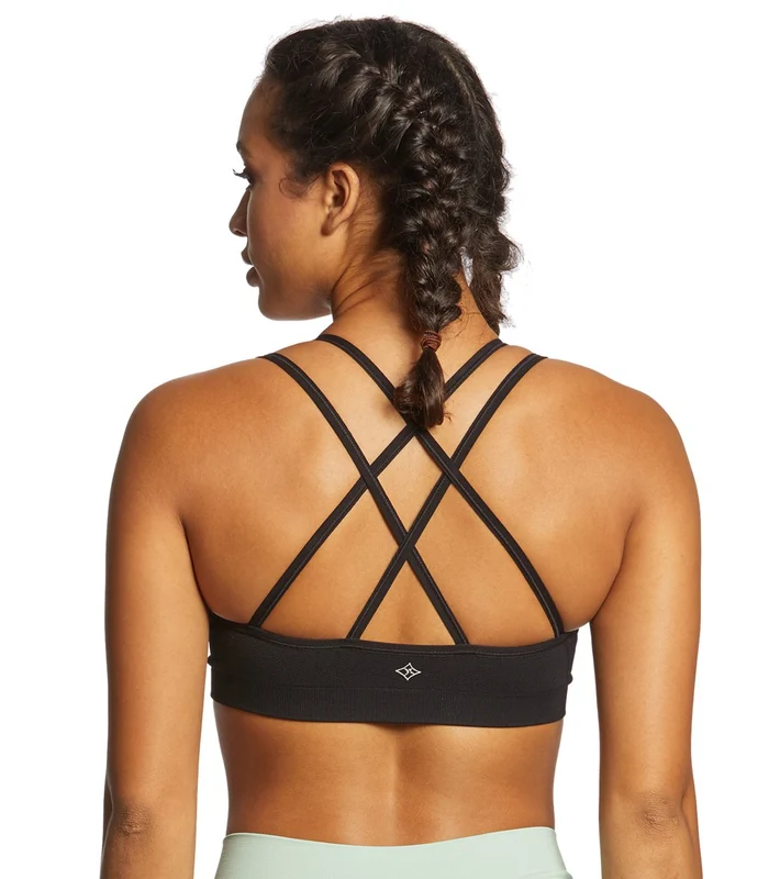 NUX Meditate Seamless Yoga Sports Bra Black / S