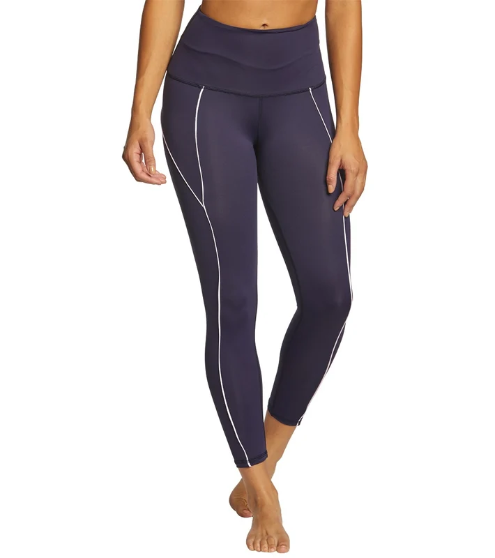 NUX The Balance 7/8 Yoga Leggings Navy/Orchid / S