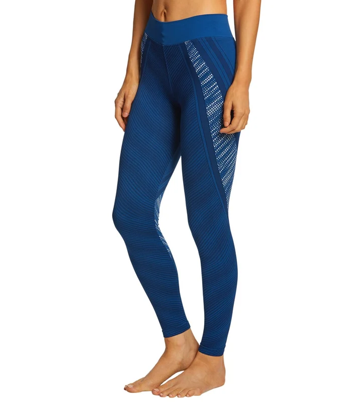 NUX In A Row Seamless Yoga Leggings Navy / S