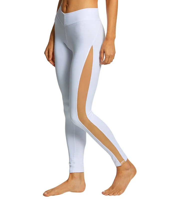 NUX Double Double Seamless Yoga Leggings White / M