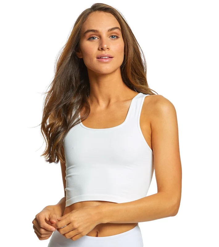 NUX Be Free Seamless Yoga Crop Top White / M