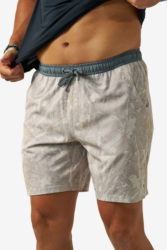 Burlebo Lined Athletic Shorts for Men in Drifter Camo S / Camo