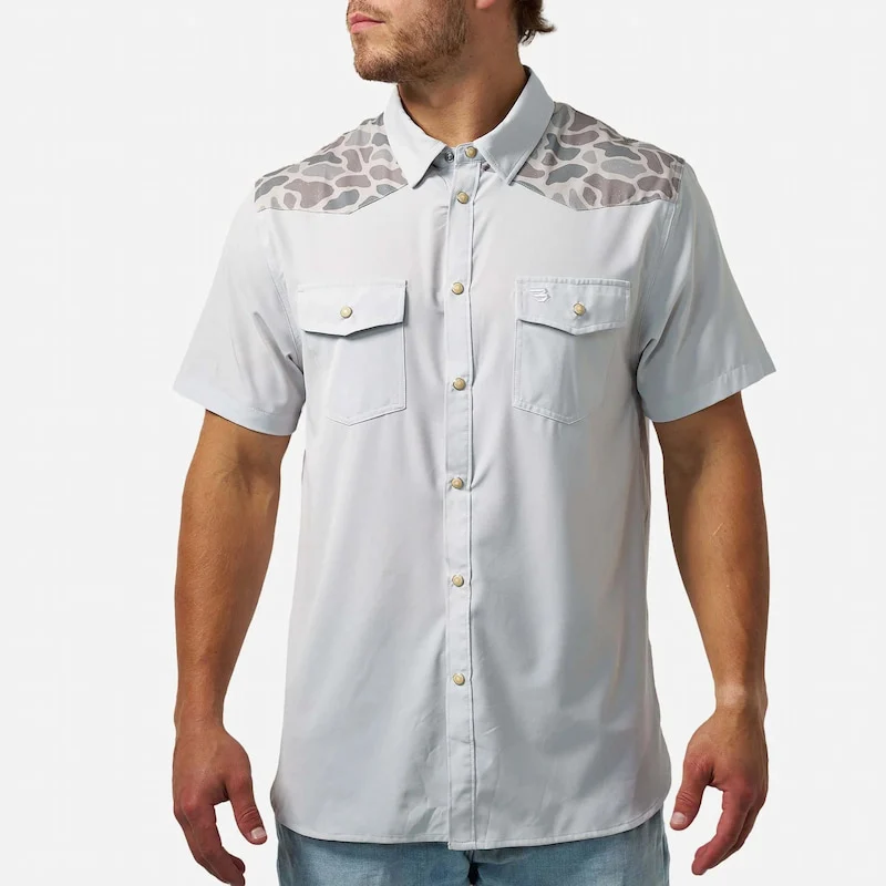 Burlebo Men's Performance Western Shirt BIRD SEASON / SM