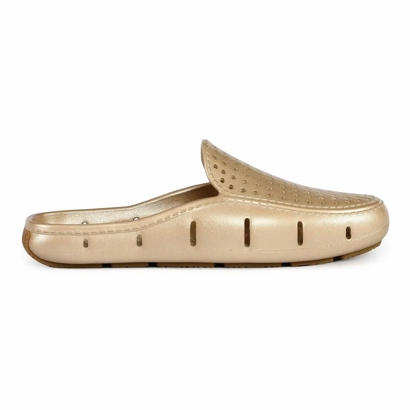 Floafers Women's Sunset Slides GOLD METALLIC/GUM / 6