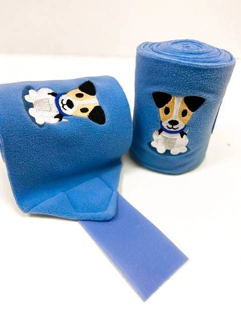 Lettia Puppy Polos Blue Blue / 3 Yards Long x 5" Wide