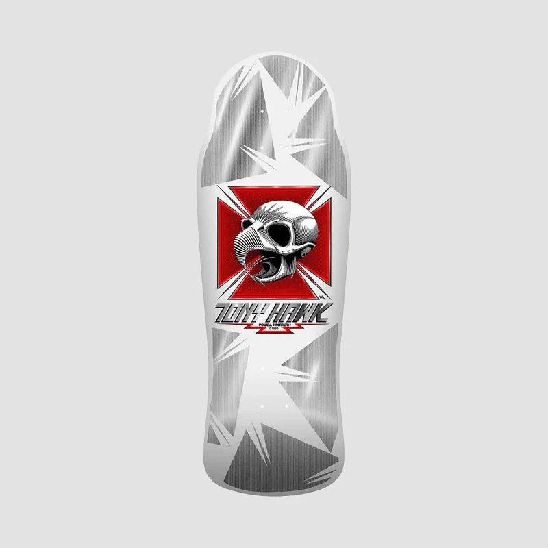 Powell Peralta Bones Brigade Series 17 Tony Hawk Skateboard Deck White - 10.38" 10.38 Inches / White