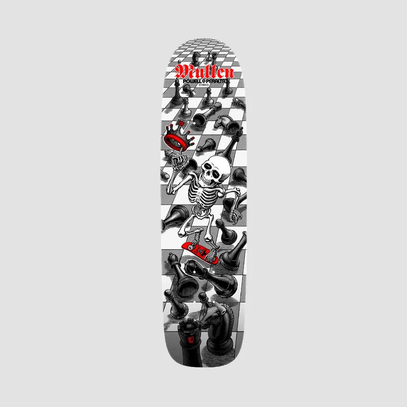 Powell Peralta Bones Brigade Series 17 Rodney Mullen Skateboard Deck White - 7.4" 7.40 Inches / White