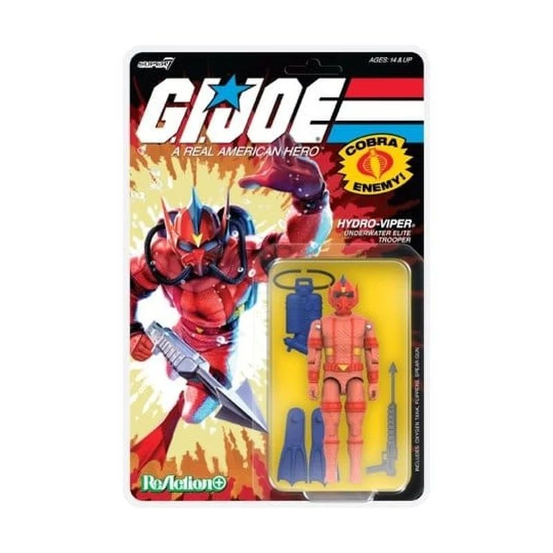 GI Joe ReAction+ Actionfigur Wave 07 Hydro Viper (Comic) 10 cm