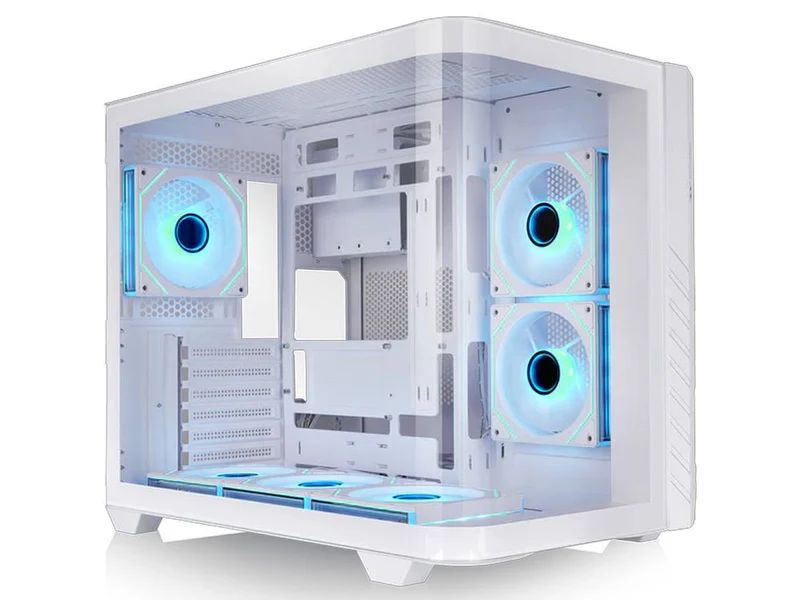 Thermaltake Vision 330 CR Infinity Curved Tempered Glass ARGB Mid-Tower ATX Case - Snow Edition Centre Com