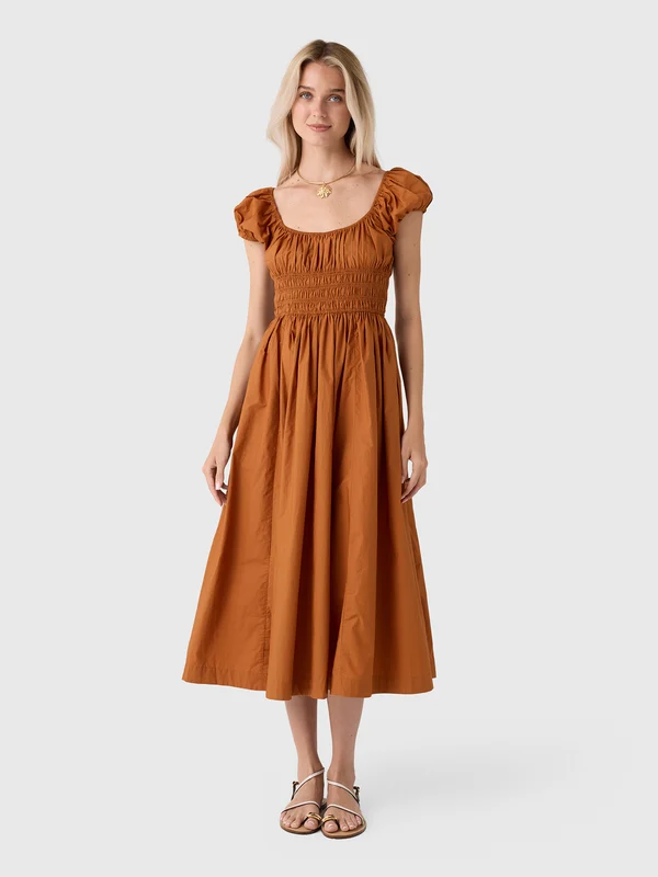 DÔEN Women's Quinley Dress L / COCONUT