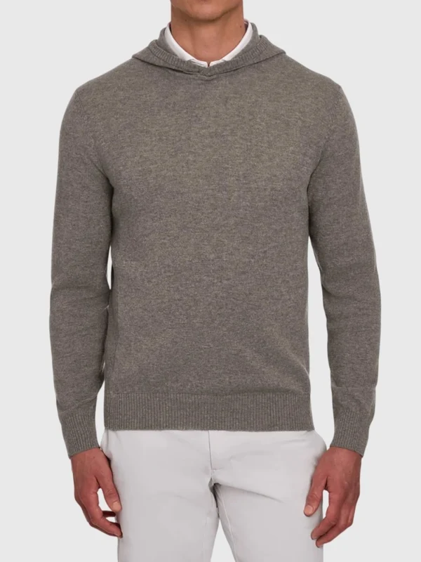 Holderness & Bourne Men's The Logan Hoodie Sweater XXL / HEATHERED DRIFTWOOD