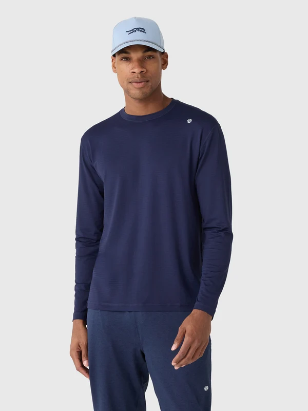 Rhoback Men's Blitz Tech Long Sleeve 2.0 Tee XXL / FLEET NAVY