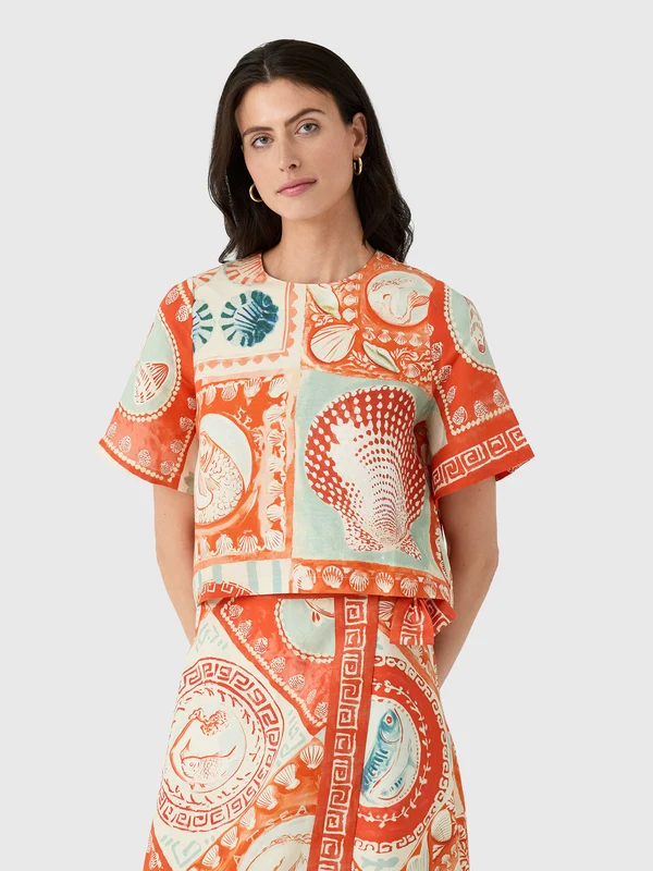 Hunter Bell Women's Maeve Top XS / LOST AT SEA