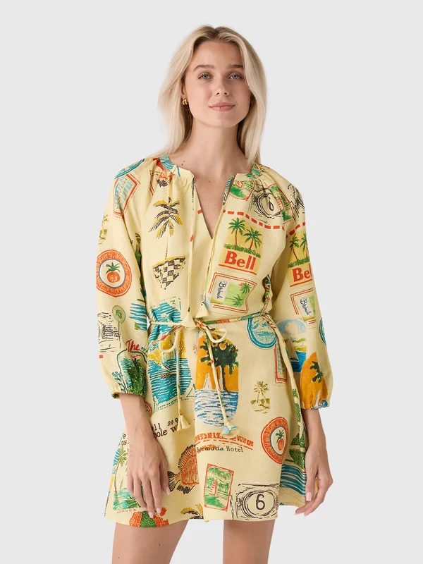 Hunter Bell Women's Lisette Dress S / WISH YOU WERE HERE