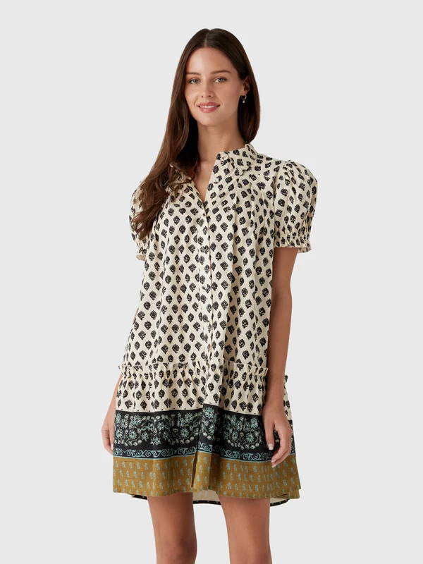 Hunter Bell Women's Drifter Mini Dress XS / THISTLE AND VINE CREAM