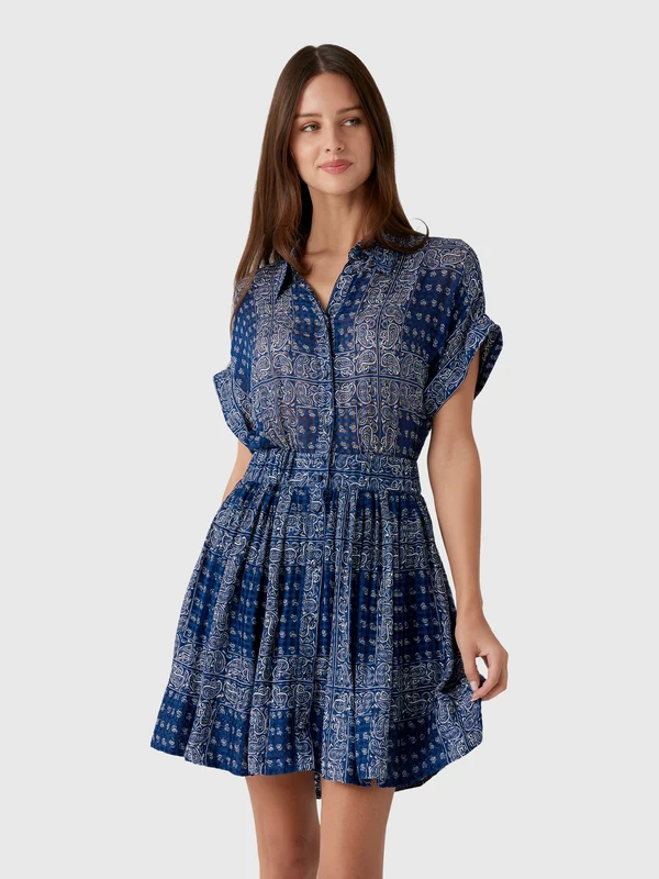Hunter Bell Women's Howard Dress XS / INKWELL PAISLEY