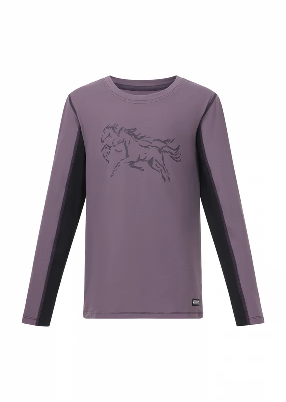 Kerrits Kids Giddy Up Base Layer Top Thistle / Large