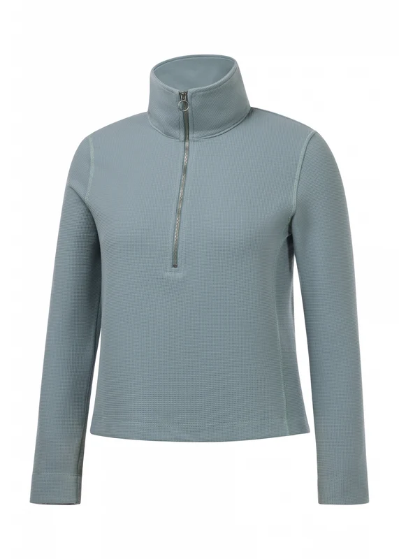 Kerrits Summit Thermal Half Zip Top Seaglass / Small