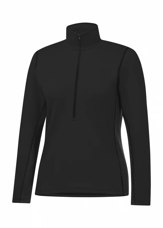 Kerrits Soft Haven Plush Fleece Half Zip Top Black / Medium