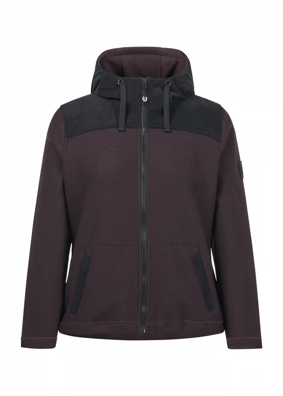 Kerrits Tough & Toasty Fleece Full Zip Hoodie Elderberry / Small