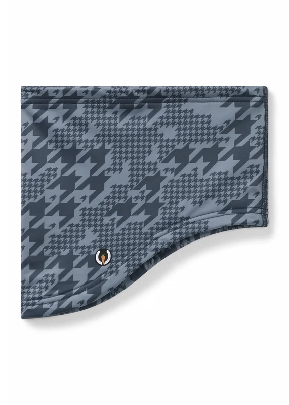 Kerrits Traverse Fleece Neck Warmer Dusty Blue Houndstooth / One Size