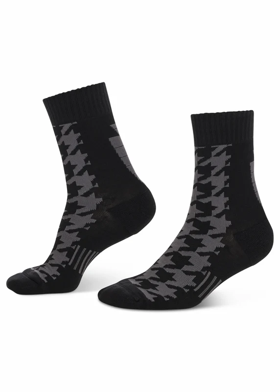 Kerrits Houndstooth Wool Paddock Socks Black / One Size