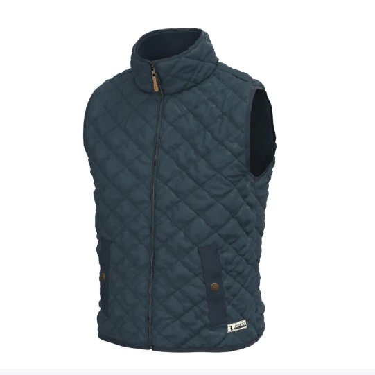 Local Boy Outfitters Men's Diamond Quilted Vest DARK BLU / MED