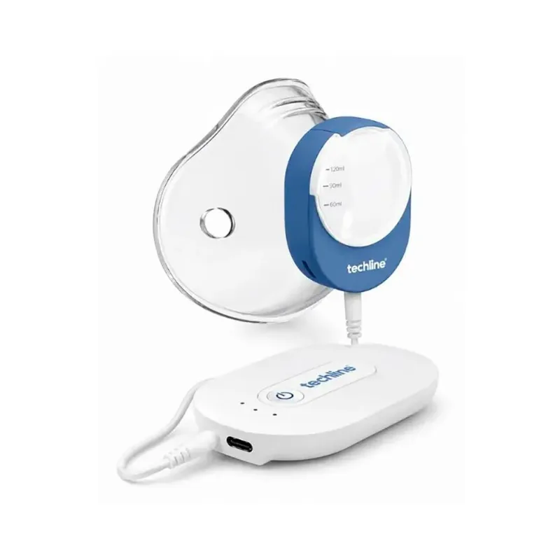 Nebulizador e Inalador Portátil Ultrassônico Mesh Techline WNEB-01