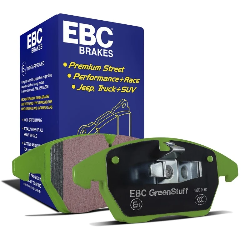 EBC 97-99 Cadillac Deville 4.6 (Rear Drums) Greenstuff Front Brake Pads